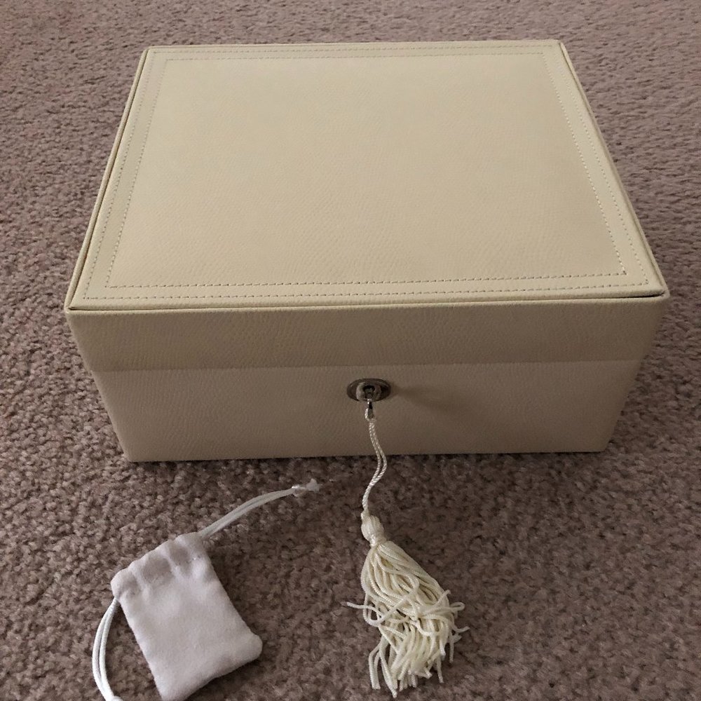 Wolf For Pottery Barn Mckenna Medium Jewelry Box Cream